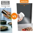 thumbnail image 4 of Botella dispensadora de aceite，2 Piezas Pulverizador de Aceite de Vidrio，Aceiteras de Cocina para Cocinar, Hornear, Pan, Barbacoa, Asar y Ensalada (negro), 4 of 4