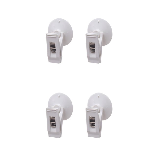 Kenally 2 uds Clips para ventana de coche montados 200G Clips de succión para ventana soportes de ventosa extraíbles para coche, blanco Type2 NO2