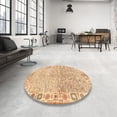 thumbnail image 4 of Ahgly Company Machine Washable Indoor Rectangle Abstract Orange Area Rugs, 5' x 7', 4 of 7