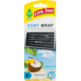 thumbnail image 4 of Little Trees Auto Air Freshener, Vent Wraps, Caribbean Colada Fragrance 4-Pack, 4 of 5