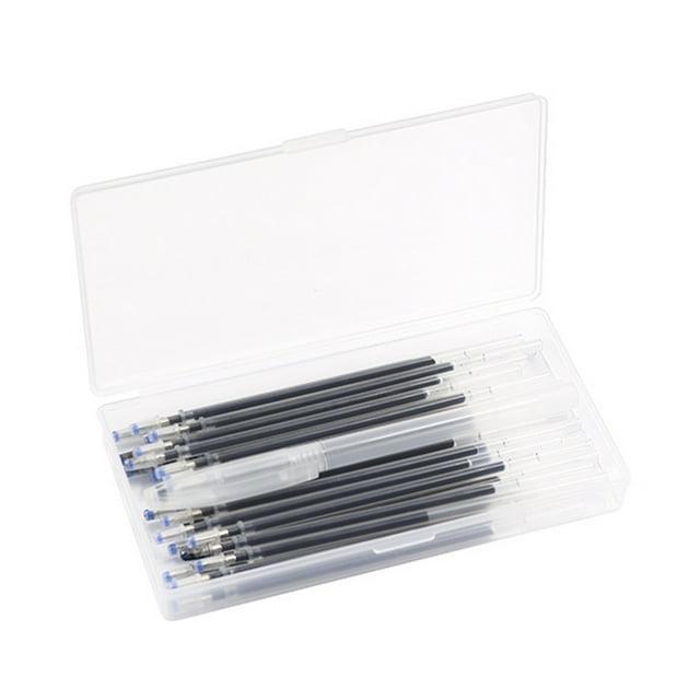 Trayknick 40Pcs Fabric Marker Pen Refill High Temperature Disappearing DIY Tailoring Tool Black