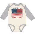 thumbnail image 3 of Inktastic Made in the U.S.A. Boys or Girls Long Sleeve Baby Bodysuit, 3 of 5