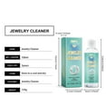 thumbnail image 3 of Foqnuq Jewelry Cleaner Metal Cleaner Rust Remover 100ml Non-Damaging Safe for All Types of Jewelry Efficient Daily Use, 3 of 9
