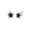 Black, variant on Elli by Julie & Grace Crystal Star Stud Earring 925 Silver For Women