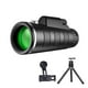 thumbnail image 1 of Telescopio monocular Irfora Telescopio monocular 10X55 de alta definición BAK4 Prisma Soporte telescópico Brújula - Clip de resorte para observación de aves Camping Viajes Vida salvaje Paisaje Concier Irfora Telescopio monocular, 1 of 7