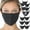 Charcoal (12 Packs), variant on Fashion Washable Soft Cotton Adults Unisex One Size Face Covering Mask - White (Single)