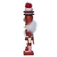 thumbnail image 2 of Kurt Adler 12" Red Gingerbread Nutcracker with Cookie Hat, Christmas Decoration, 2 of 6