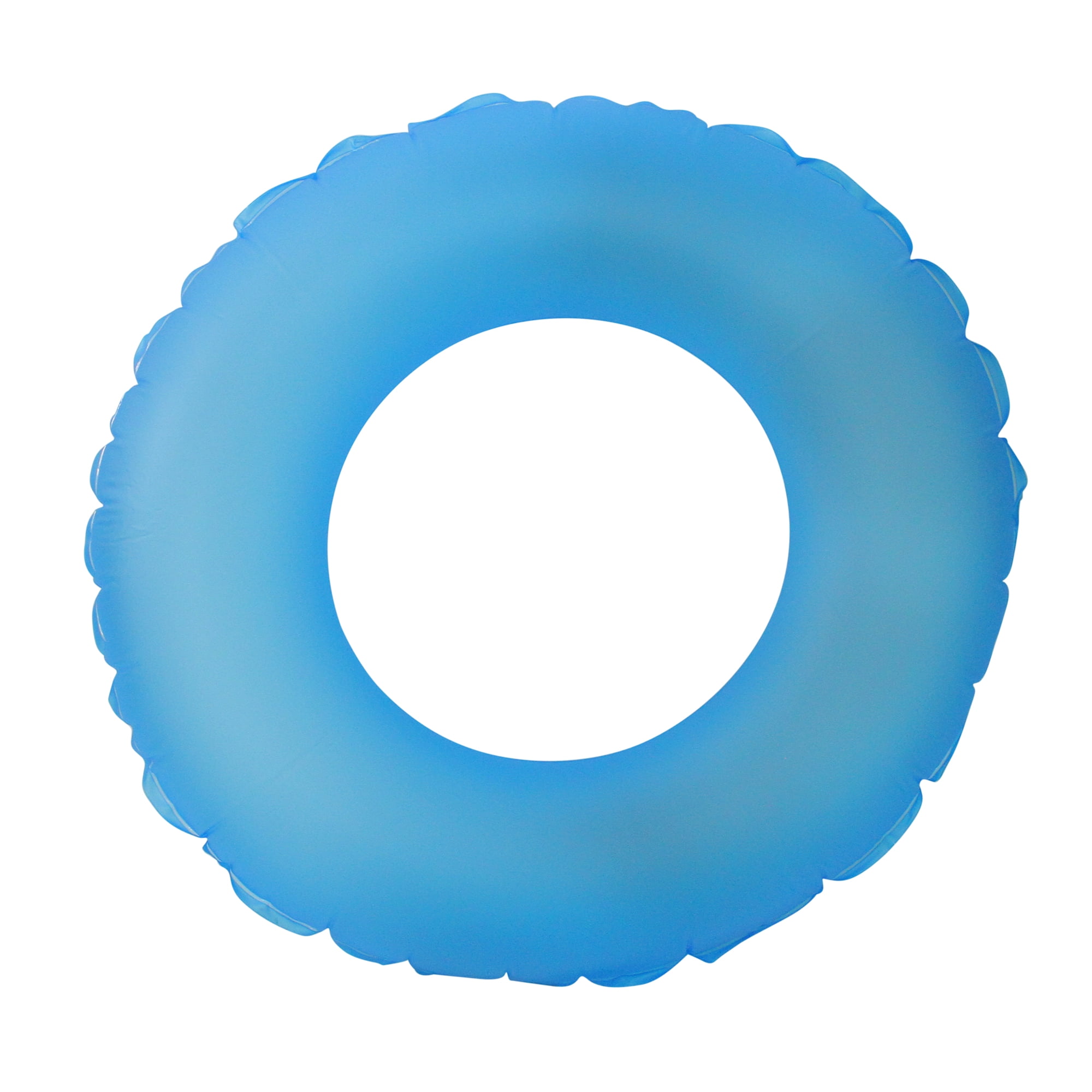 Classic Round Blue Inflatable Swimming Pool Inner Tube Ring Float, 30-Inch - Walmart.com