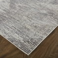 thumbnail image 3 of 2' X 3' Tan Taupe And Gray Abstract Power Loom Distressed Stain Resistant Area Rug, 3 of 9