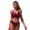 Black, variant on Swimming Suits for Women Floral Print Tankini Bikini Set Two Piece Bathing With Comfort Bottoms