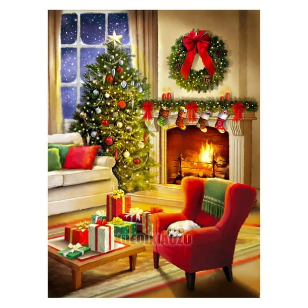 Pintura de diamantes de Navidad, muñeco de nieve, punto de cruz, 5D, bordado de diamantes DIY, mosaico de dibujos animados, artesanía, decoraciones de vacaciones, nueva llegada