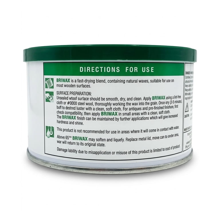 Briwax Tudor Brown Beeswax Wood Finishing and Restoration