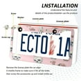 thumbnail image 3 of Aluminum License Plate Frame 2 Pack Car Exterior Accessory Car Tag Holder for Front Rear Plates Cars Decor Skulls and Roses Pattern, 3 of 6