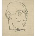 thumbnail image 3 of Egon Schiele 12x14 Black Modern Framed Museum Art Print Titled - Portrait of a Man (1914), 3 of 5