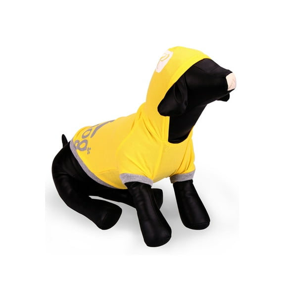 Cute Yellow Sweater & Hoodie for Pet Dog Puppy -Cotton Mesh Fashion Clothes