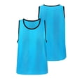thumbnail image 2 of LEKWK Kids Soccer Jersey Sleeveless Crewneck Casual Team Pinnies Lightweight Breathable Loose Scrimmage Vests Youth Outdoor Training Sports Practice Jerseys, 2 of 5