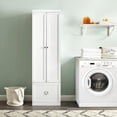 thumbnail image 4 of Crosley Furniture Harper Wood Convertible Pantry Closet in White, 4 of 23