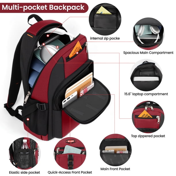 backpack laptop sleeve side pockets FR Fashion Co. 18