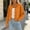 Orange, variant on Sevevn Lightweight Cardigan Sweaters for Women Button Down Long Sleeve Open-Front Cardigan Black L