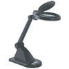 5x Magnification Black Table Lamp