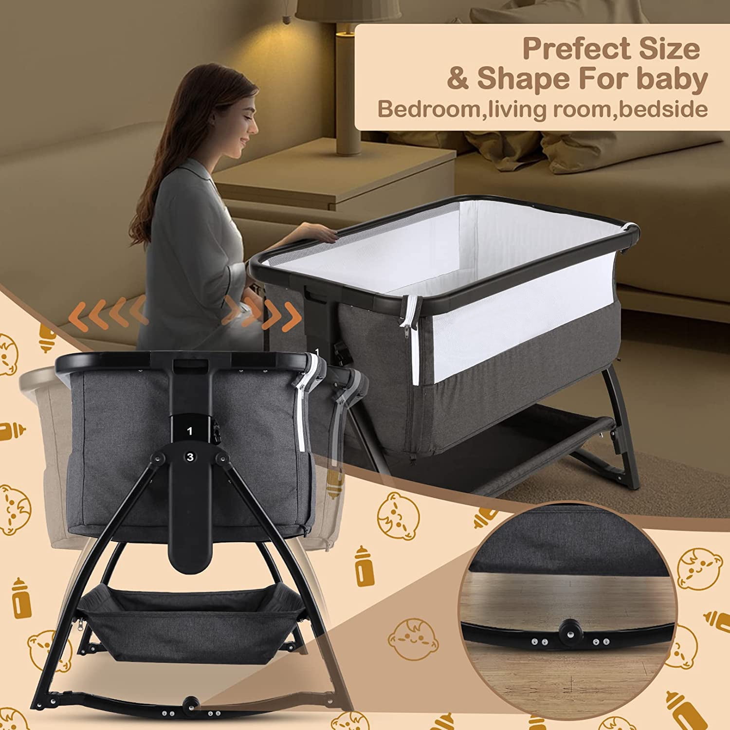 Pack and hotsell play adjustable height