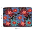 thumbnail image 5 of Pioneer Flower Floral Print Flannel Non Slip Door Rugs,Washable Door Mats Indoor,Decorative Door Mats,Dirt-Resistant and Absorbent Doormat for Entrance,Bedroom,Kitchen,Bathroom,23.5"x16", 5 of 5