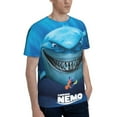 thumbnail image 4 of Finding Nemo Mens 3d Graphic Print Shirts Casual Short Sleeve Tee Shirts, 4 of 8