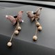 thumbnail image 3 of Clips de ventilación, 2 piezas de mariposa de cristal Ambientadores de aire para automóvil Clips de ventilación Difusor de automóvil Clip de ventilación Diamante Coche Decoración, 3 of 5