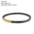 thumbnail image 2 of B27 V-Belts 27" Pitch Length, B-Section Rubber Drive Belts 2pcs, 2 of 5