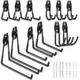 thumbnail image 1 of HUGFEGWE 12 PCS Heavy Duty Garage Hooks, Wall Mount Garage Storage Hooks for Hanging Garden and Garage Tools, Power Tools Ladder Bikes Ropes CA919-161634, 1 of 7