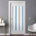thumbnail image 3 of Non-Adhesive Static Cling Window Tint, Blue Grey Stripe Window Privacy Film Frosted, Modern Farmhouse Vertical Striped Insulated Windows Frosted Films for Living room, 35.4 x 78.7 Inches, 3 of 9