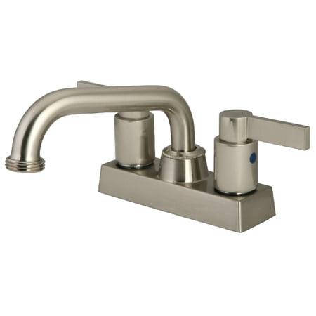 Kingston Brass KB2478NDL Two Handle 4 Centerset Laundry Faucet Brushed Nickel