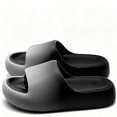 thumbnail image 2 of IEMIEMIEM Pillow Slippers Lightweight House Slides Shower Sandals Cushioned Thick Sole Beach Sandal Comfort Bathroom Shower Slipper for Indoor Outdoor 7.5-8 wide, 2 of 4