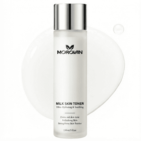 Morovan Face Toner Milk Skin Ultra-Hydrating Soothing Dewy Plump All Skin Types 5 fl oz