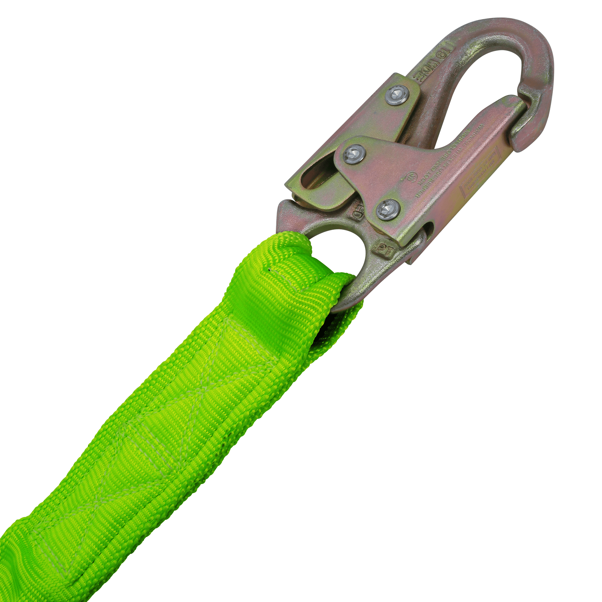JORESTECH Single Leg Internal Shock-Absorbing Lanyard with Snap Hooks