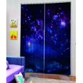 thumbnail image 1 of de 2 Cortinas de Cielo, Espacio Nocturno, Estrellas Nebulosas, Partes Distantes , Cortinas de Ventana para Sala de E 170x200cm Macarena Panel de cortina, 1 of 8
