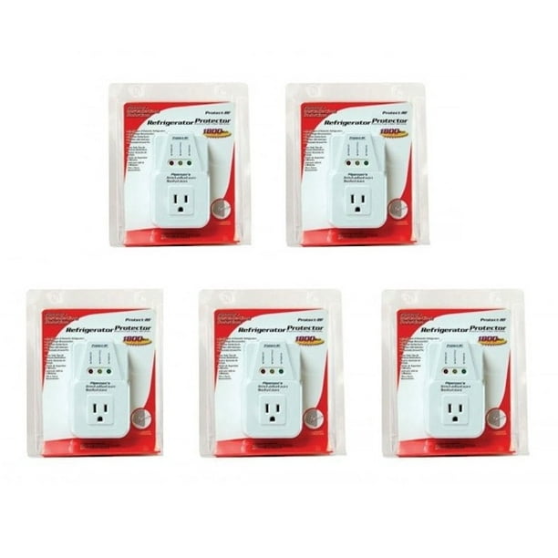 【35%OFF】 Surge Protector,Voltage Protector for Home Appliance, Voltage Brownout Outl OA、電源タップ 5 Pack AC Voltage Protector Brownout Surge Refrigerator 1800 Watt Appliance