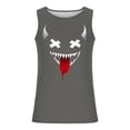 thumbnail image 1 of JXMVOJ Men's Halloween Printing Round Neck Regular Casual Sports Tank Fashion Casual Lightweight Non-Shrinking Sweat-Wicking Breathable, Loose Comfortable, Outdoor Casual Daily Wear, 1 of 2
