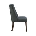 thumbnail image 4 of Powell Augusta Upholstered Dining Chair, Set of 2, Espresso with Gray, 4 of 8