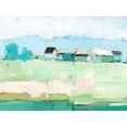 thumbnail image 2 of Harper, Ethan 14x12 White Modern Wood Framed Museum Art Print Titled - Rural Pastel II, 2 of 4