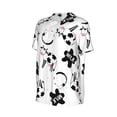 thumbnail image 6 of Fotbe Cute Cow and Milk Stains Baseball Jersey Shirt for Men and Women, Casual Short Sleeves Button Down T-Shirt-Small, 6 of 9