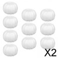 thumbnail image 1 of 2 X 10 Calabazas De Espuma Blanca, Accesorios Para Manualidades Para Halloween, Proyectos Escolares, Cumpleaños, 1 of 10