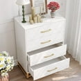 thumbnail image 6 of 4 Drawer Dresser for Bedroom, Modern Closet Dressers Chest of Drawers, Storage Dresser Chest Cabinet Organizer with Metal Handle, for Hallway, Living Room, Entryway, 6 of 7