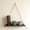 Brown, variant on Surpdew Wood Hanging Shelves for Wall, Boho Floating Shelf, Wall Hanging Shelf, Window Plant shelve, Floating Walls Shelves for Living Room Bedroom Bathroom Kitchen