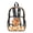 Giraffe Floral Pattern, variant on Whosucclay Southwestern Highland Cow Pattern 17 Inch See Through PVC Bag, Side Pockets See Through Bag for Girls Boys, Side Mesh Pocket Bookbag for Elementary