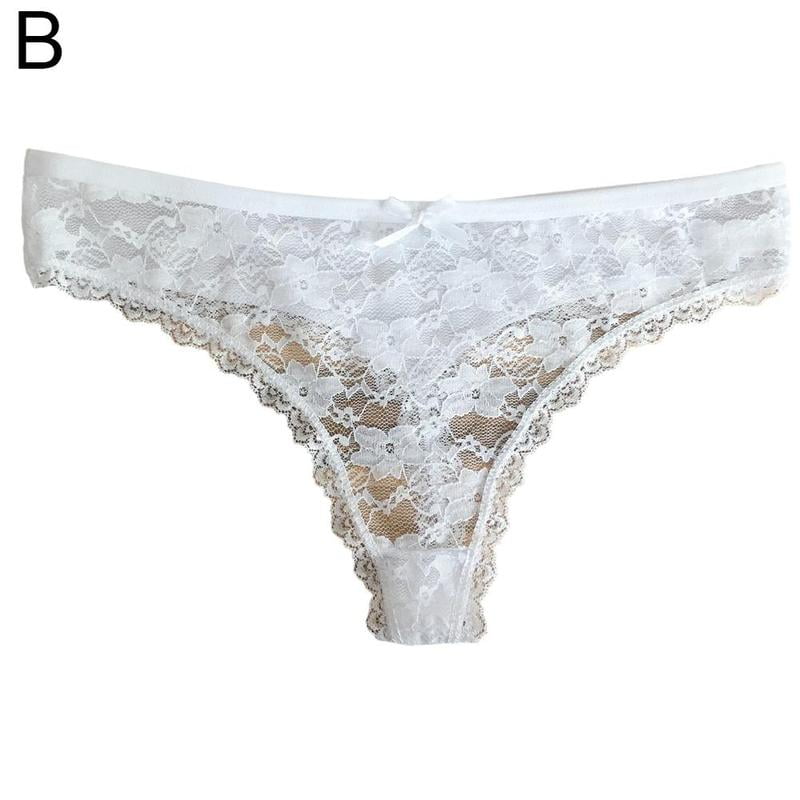 【COD】Women's Sexy Lace Panties Plus Size MXXL Female Underwear Tback Q5I2