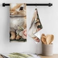 thumbnail image 3 of Easter Kitchen Towel Dish Cloths Set of 1, Microfiber Soft Kitchen Hand Towels, Cute Bunny Flower Spring Rose Floral Vintage Absorbent Quick Drying Dishcloths 18 x 28 Inches, 3 of 8