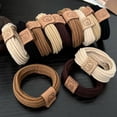 thumbnail image 3 of 10PCS Cute Good Quality Strong Elastic Minimalist No Seams Hair Ring Headband Hair Ropes Hair Hoop 10PCS BLACK, 3 of 7