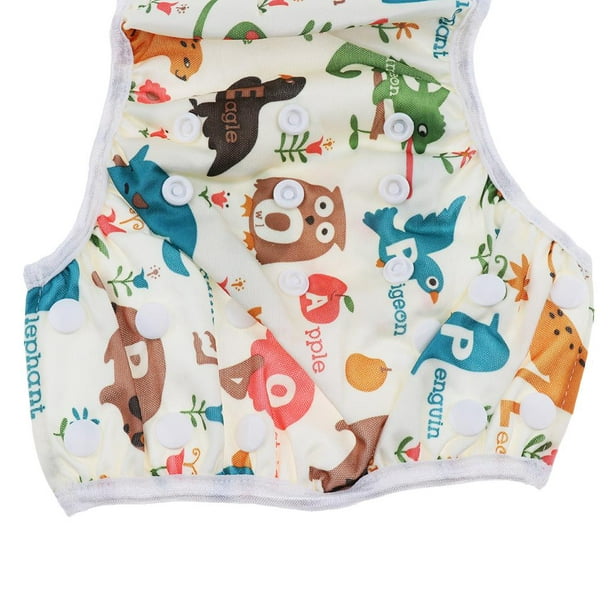 Baby Cartton Swim Diapers Reuseable Washable & Adjustable for Swimming  Lesson Animals 