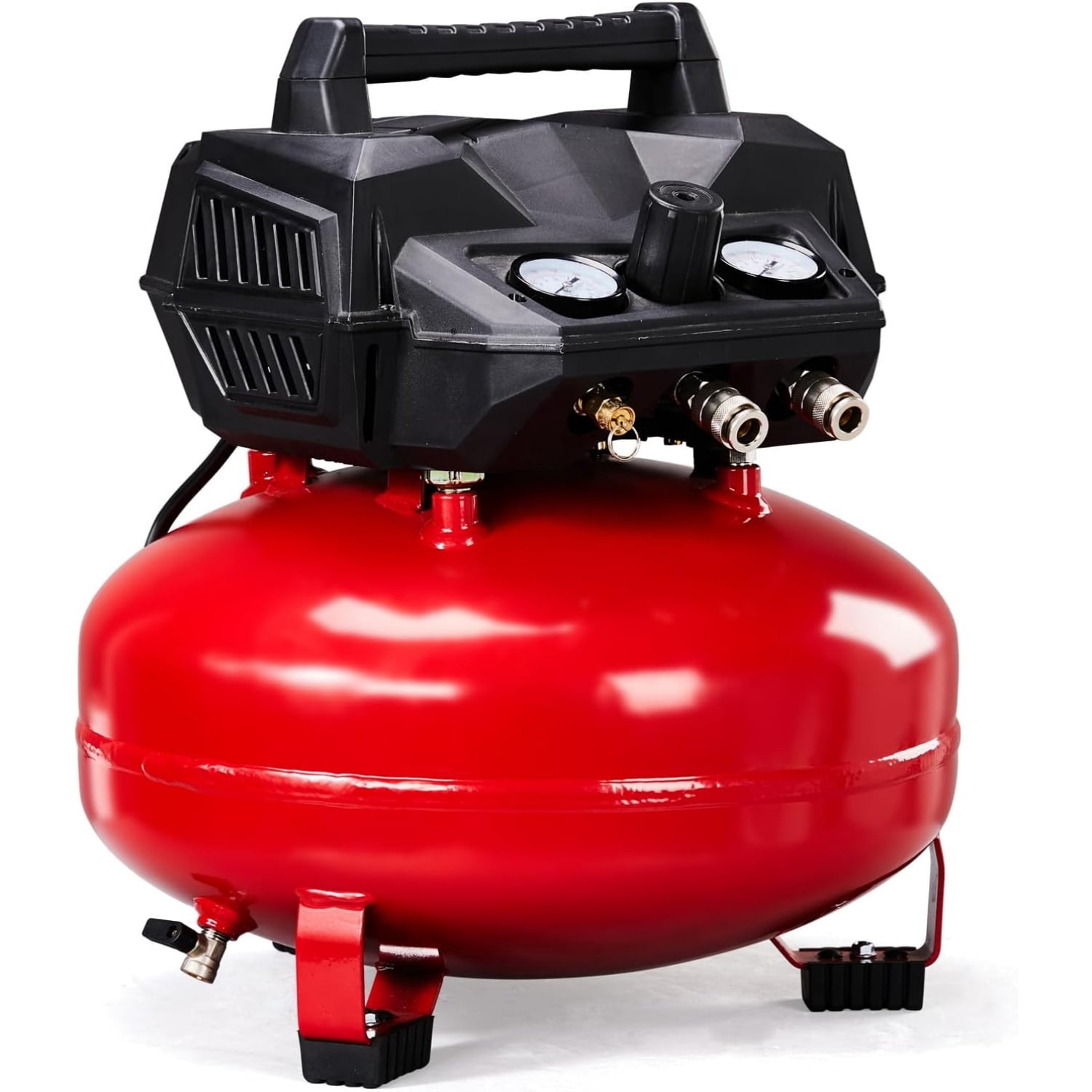 Ktaxon 6 Gallon Portable Pancake Air Compressor, 1.5HP 120V Oil-Free, 150 PSI, for Air Tools, Tires, Garage & Shop